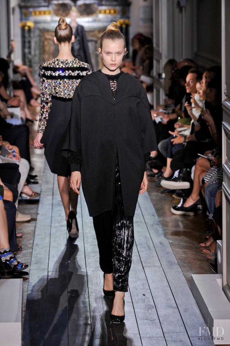 Josephine Skriver featured in  the Valentino Couture fashion show for Autumn/Winter 2012