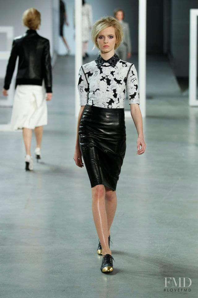 Daria Strokous featured in  the Derek Lam fashion show for Autumn/Winter 2012