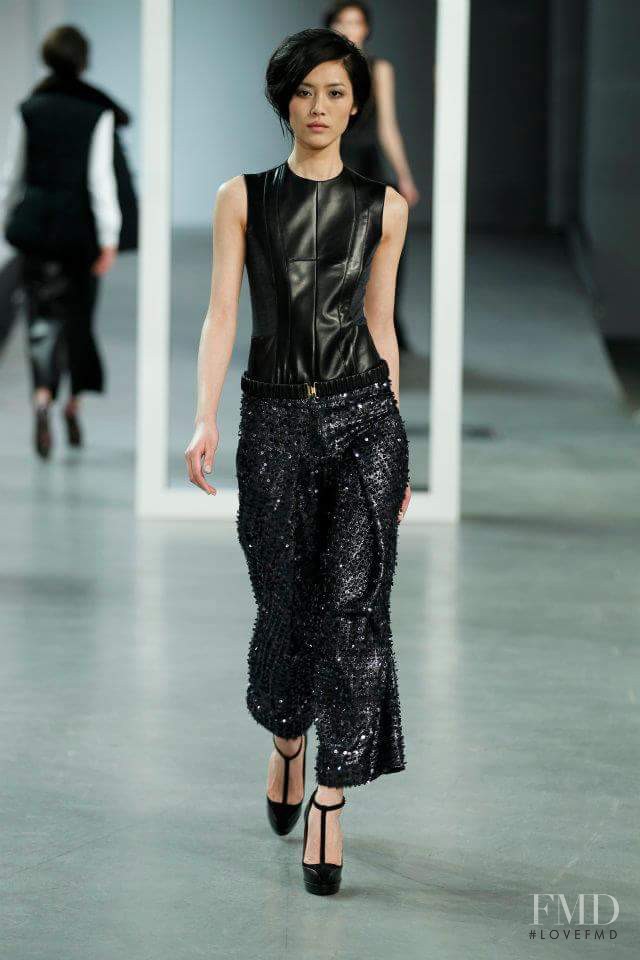 Liu Wen featured in  the Derek Lam fashion show for Autumn/Winter 2012