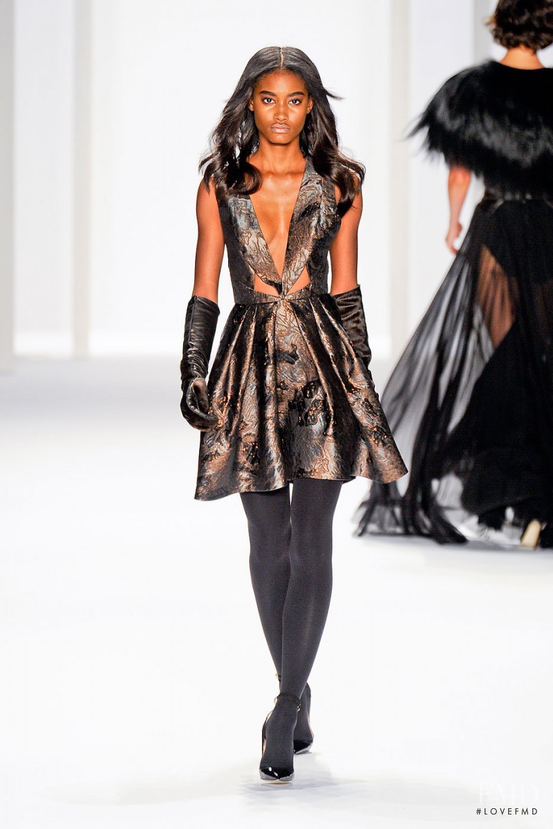 Melodie Monrose featured in  the J Mendel fashion show for Autumn/Winter 2012