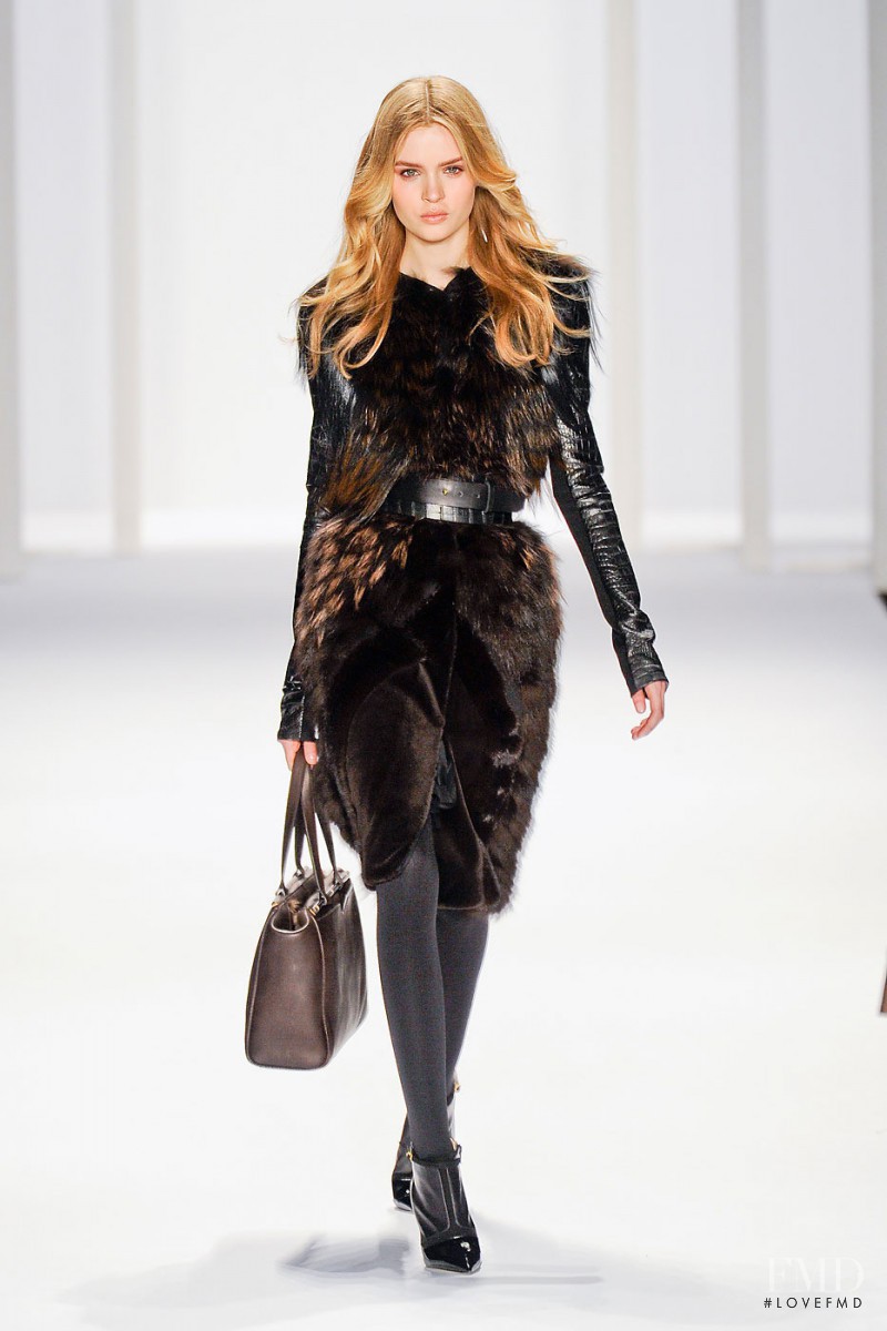Josephine Skriver featured in  the J Mendel fashion show for Autumn/Winter 2012