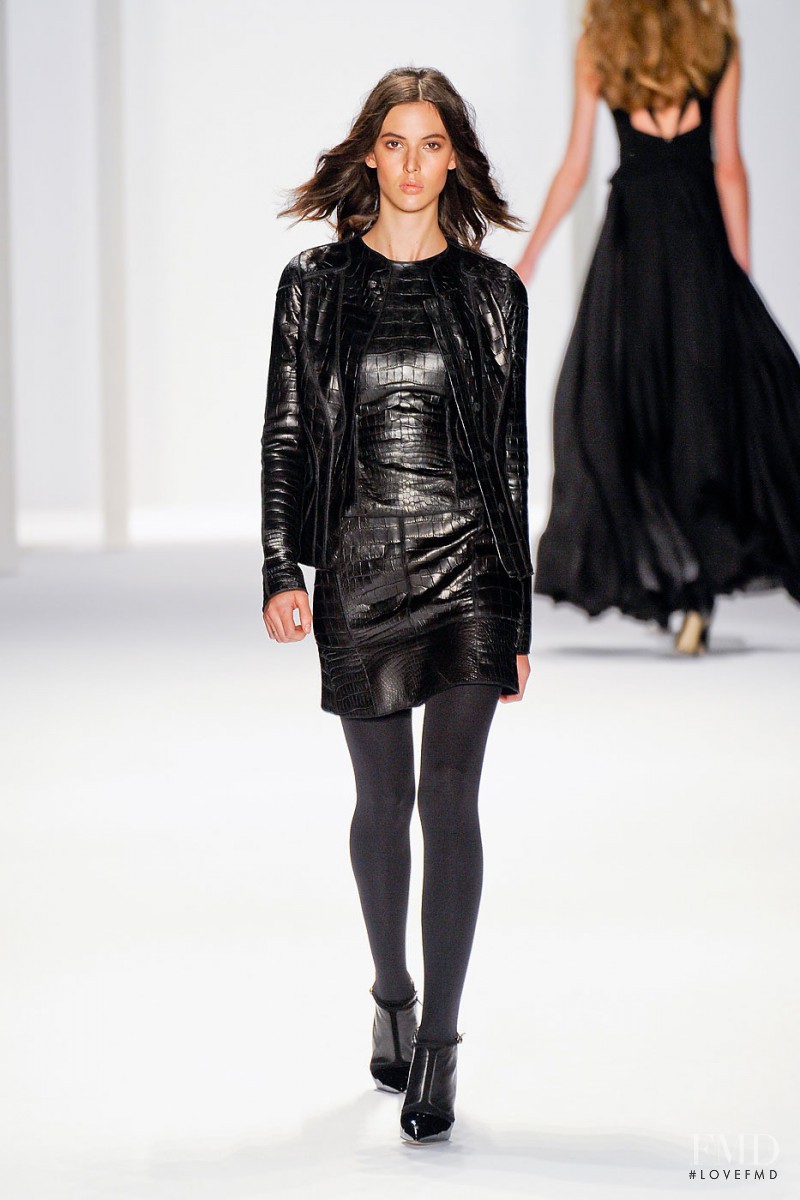 Ruby Aldridge featured in  the J Mendel fashion show for Autumn/Winter 2012