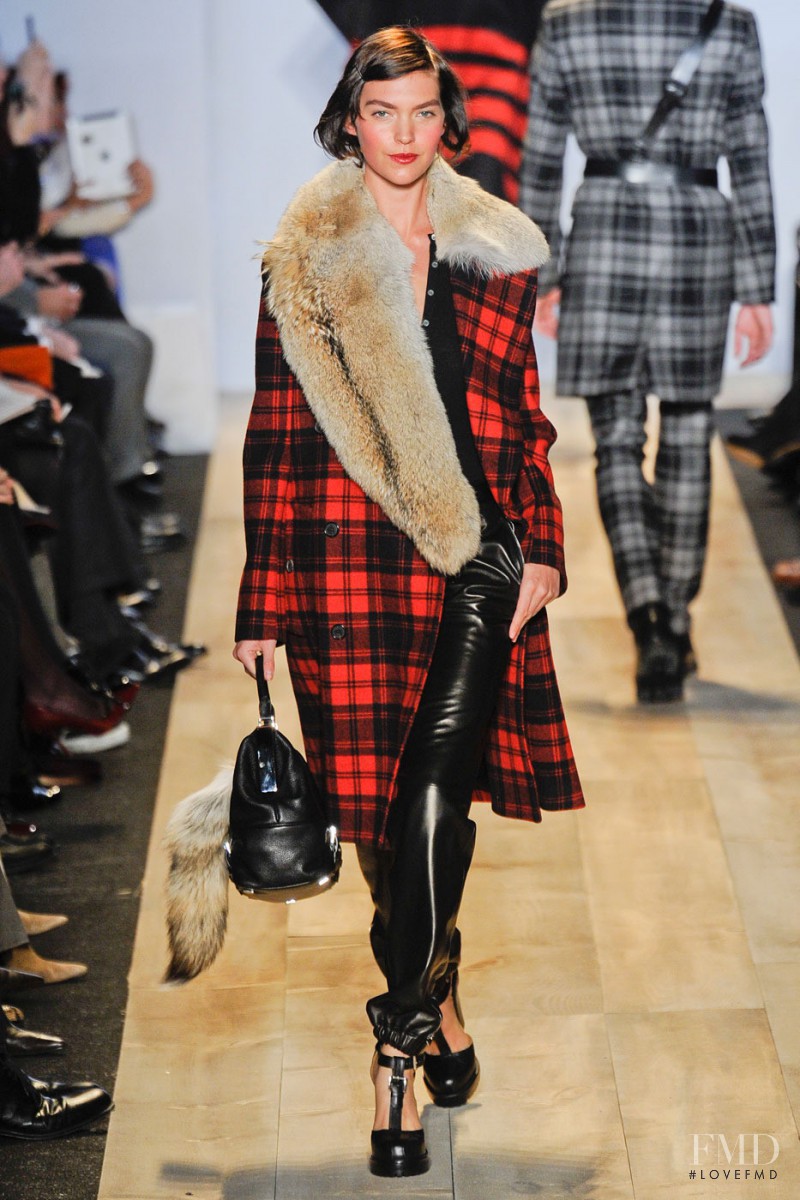 Arizona Muse featured in  the Michael Kors Collection fashion show for Autumn/Winter 2012