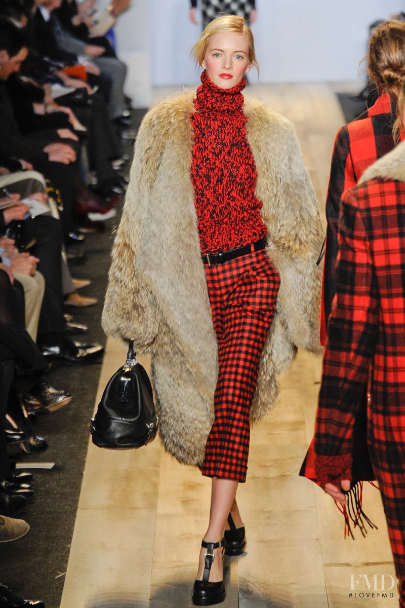 Daria Strokous featured in  the Michael Kors Collection fashion show for Autumn/Winter 2012