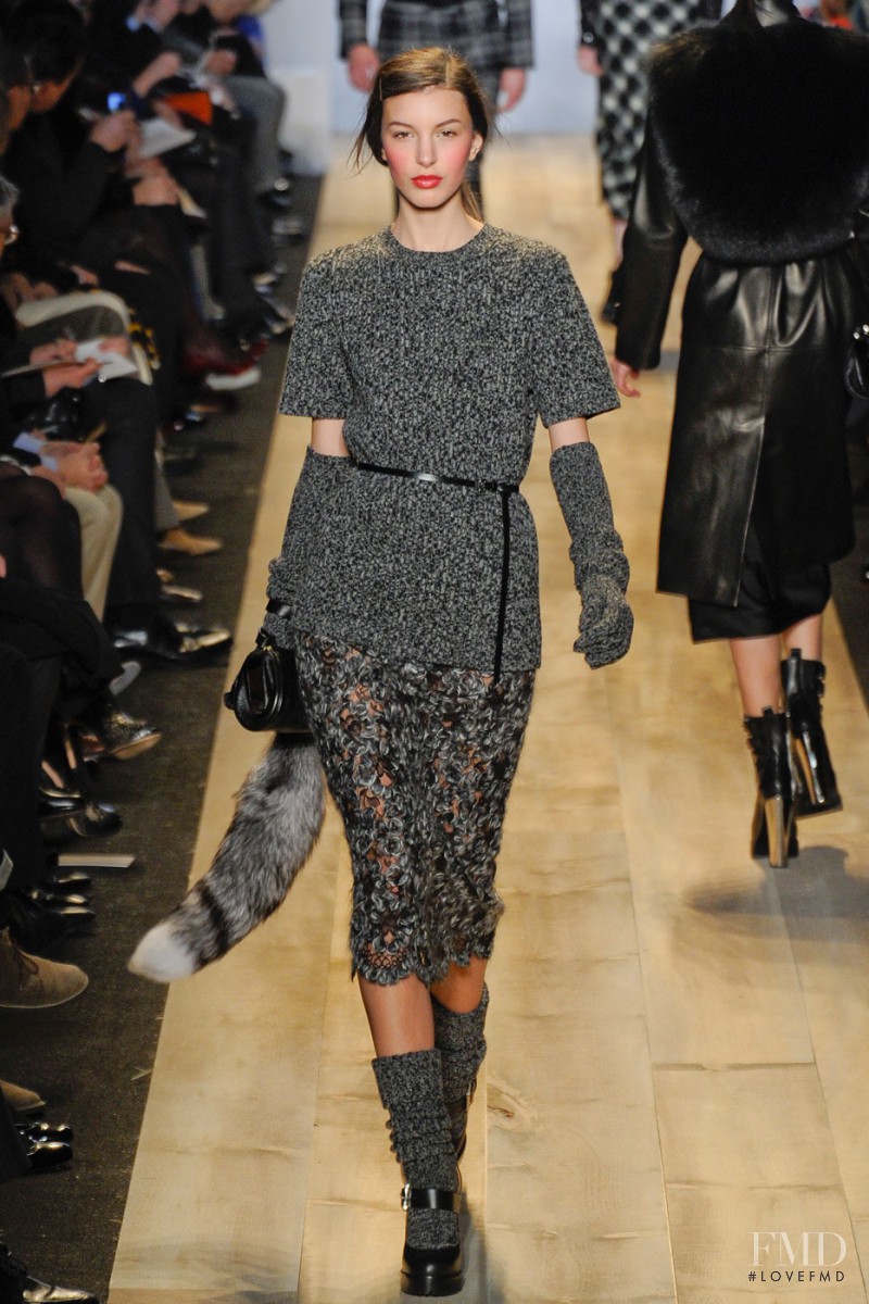 Ruby Aldridge featured in  the Michael Kors Collection fashion show for Autumn/Winter 2012