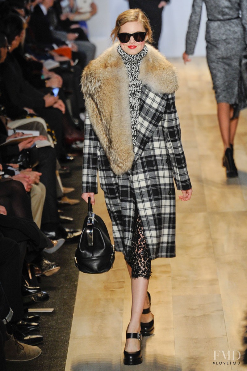 Lindsey Wixson featured in  the Michael Kors Collection fashion show for Autumn/Winter 2012