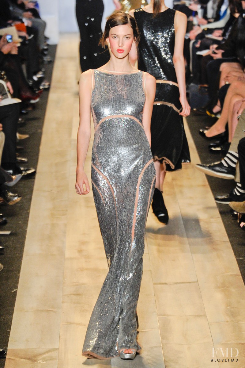 Ruby Aldridge featured in  the Michael Kors Collection fashion show for Autumn/Winter 2012