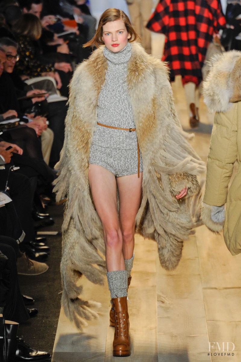 Bette Franke featured in  the Michael Kors Collection fashion show for Autumn/Winter 2012