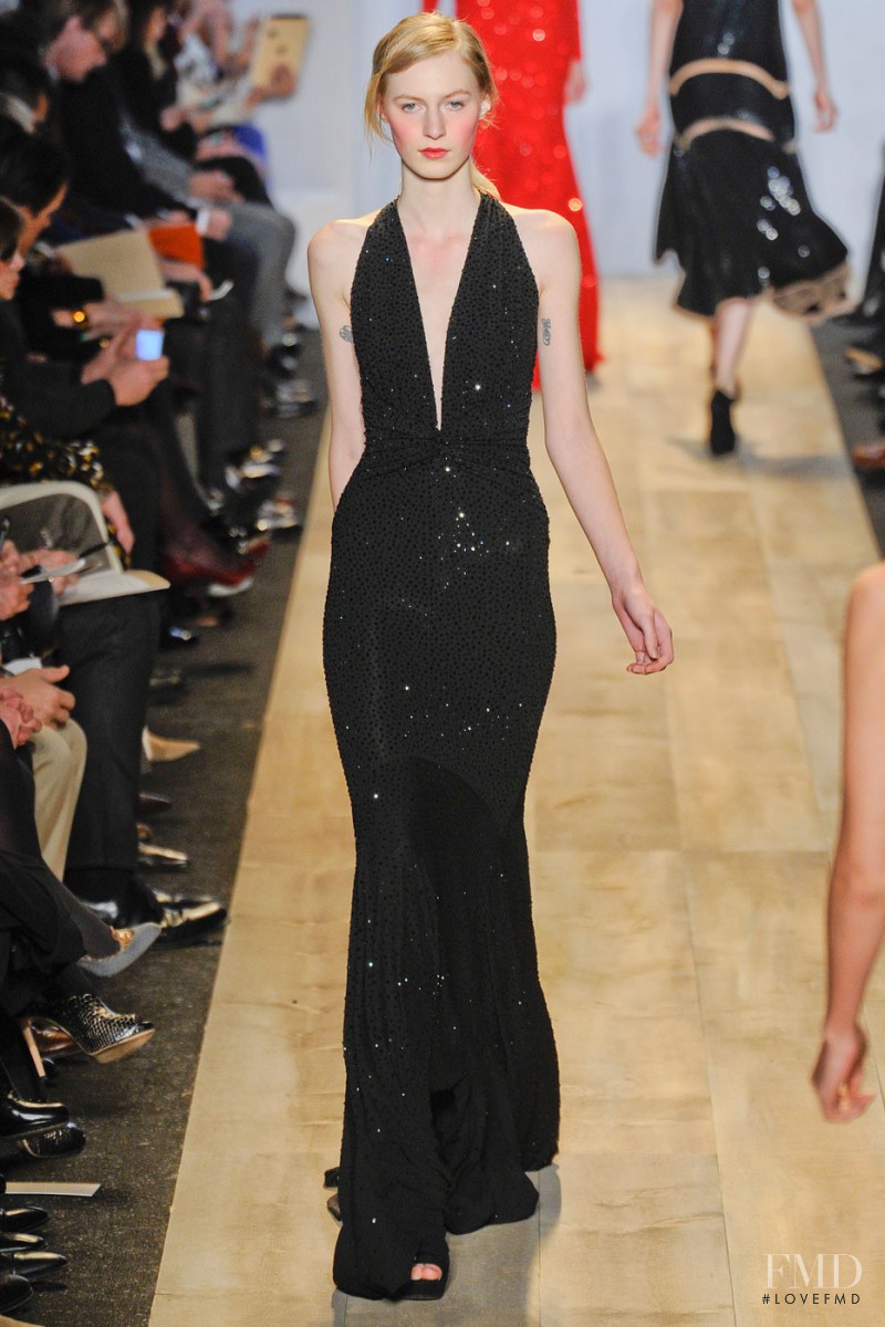 Julia Nobis featured in  the Michael Kors Collection fashion show for Autumn/Winter 2012