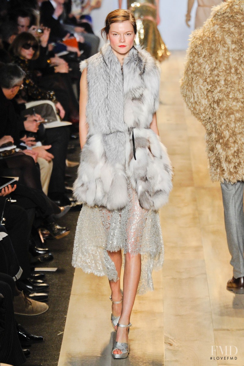 Kasia Struss featured in  the Michael Kors Collection fashion show for Autumn/Winter 2012