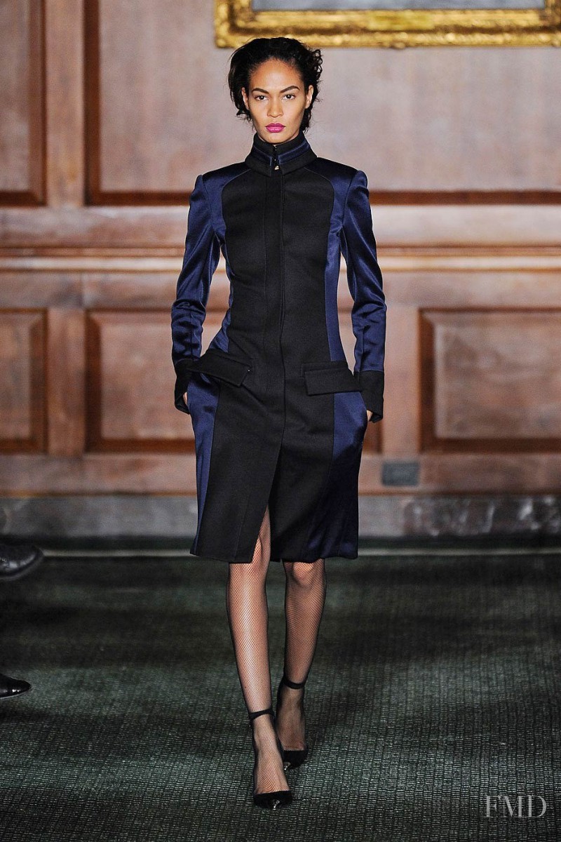 Joan Smalls featured in  the Bill Blass fashion show for Autumn/Winter 2012