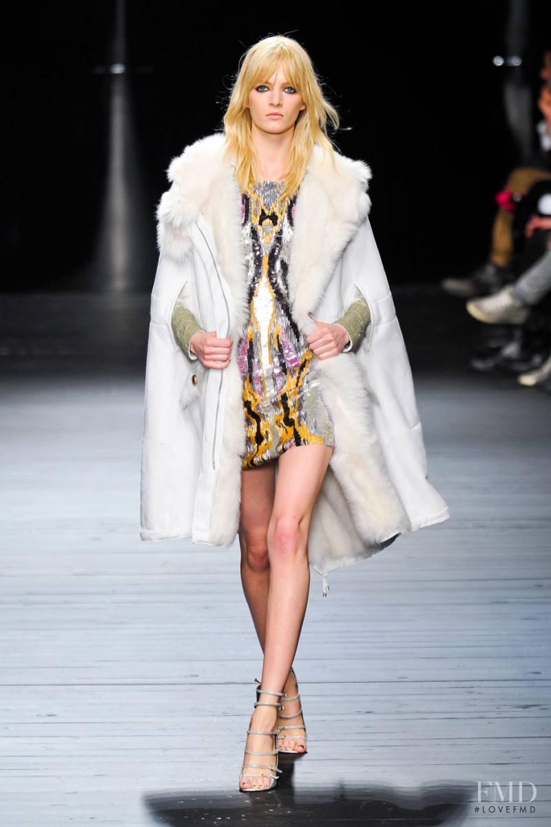 Daria Strokous featured in  the Iceberg fashion show for Autumn/Winter 2012