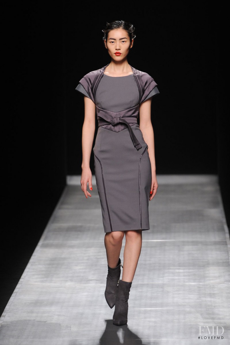 Liu Wen featured in  the Sportmax fashion show for Autumn/Winter 2012