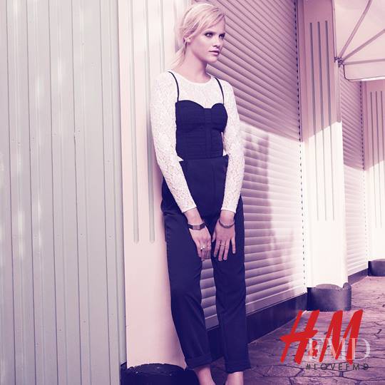 Ginta Lapina featured in  the H&M Divided Divided - A Carnival Story advertisement for Fall 2013