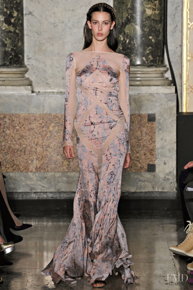 Ruby Aldridge featured in  the Pucci fashion show for Autumn/Winter 2012