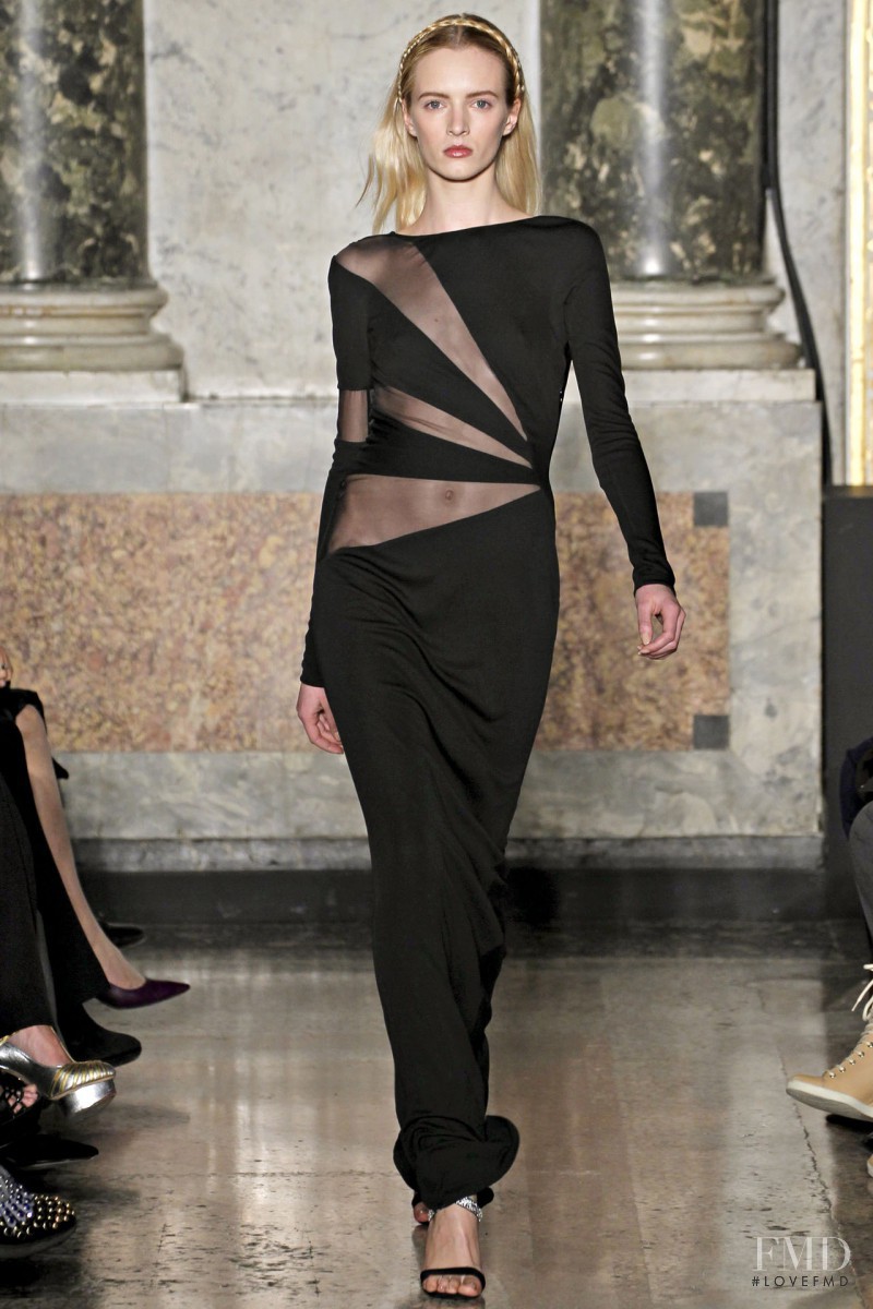 Daria Strokous featured in  the Pucci fashion show for Autumn/Winter 2012