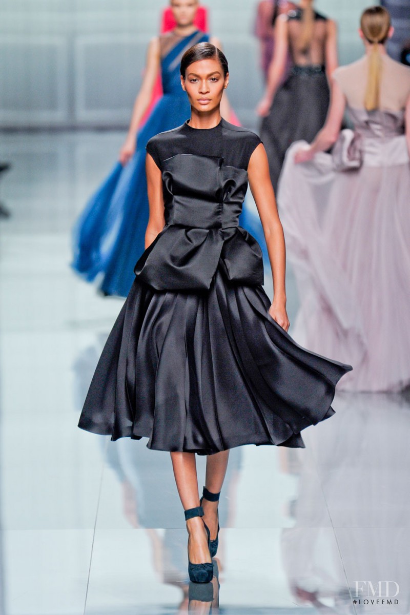Joan Smalls featured in  the Christian Dior fashion show for Autumn/Winter 2012