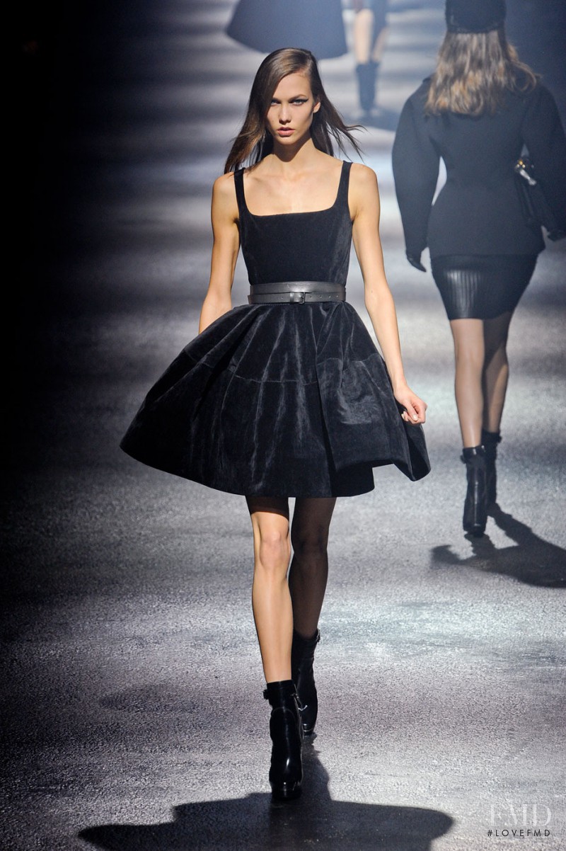 Karlie Kloss featured in  the Lanvin fashion show for Autumn/Winter 2012