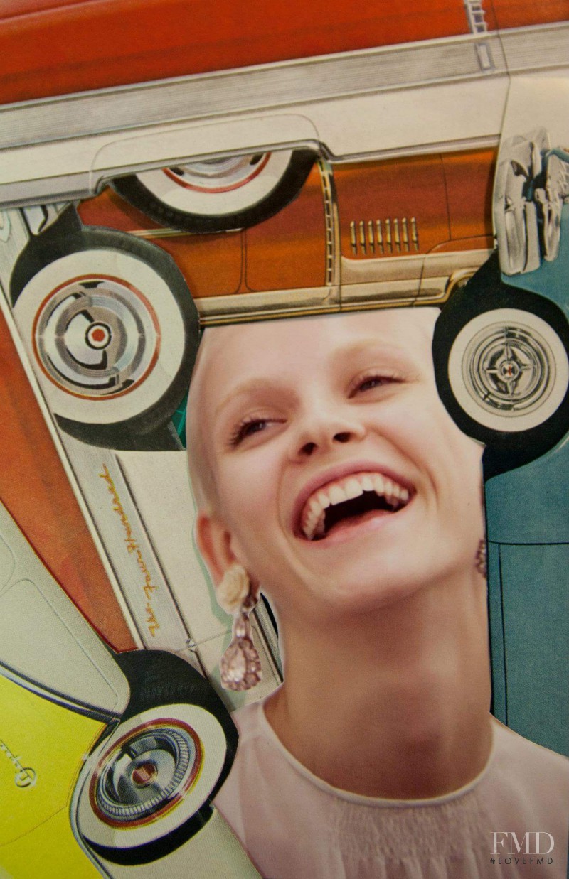 Ginta Lapina featured in  the Prada lookbook for Spring/Summer 2012