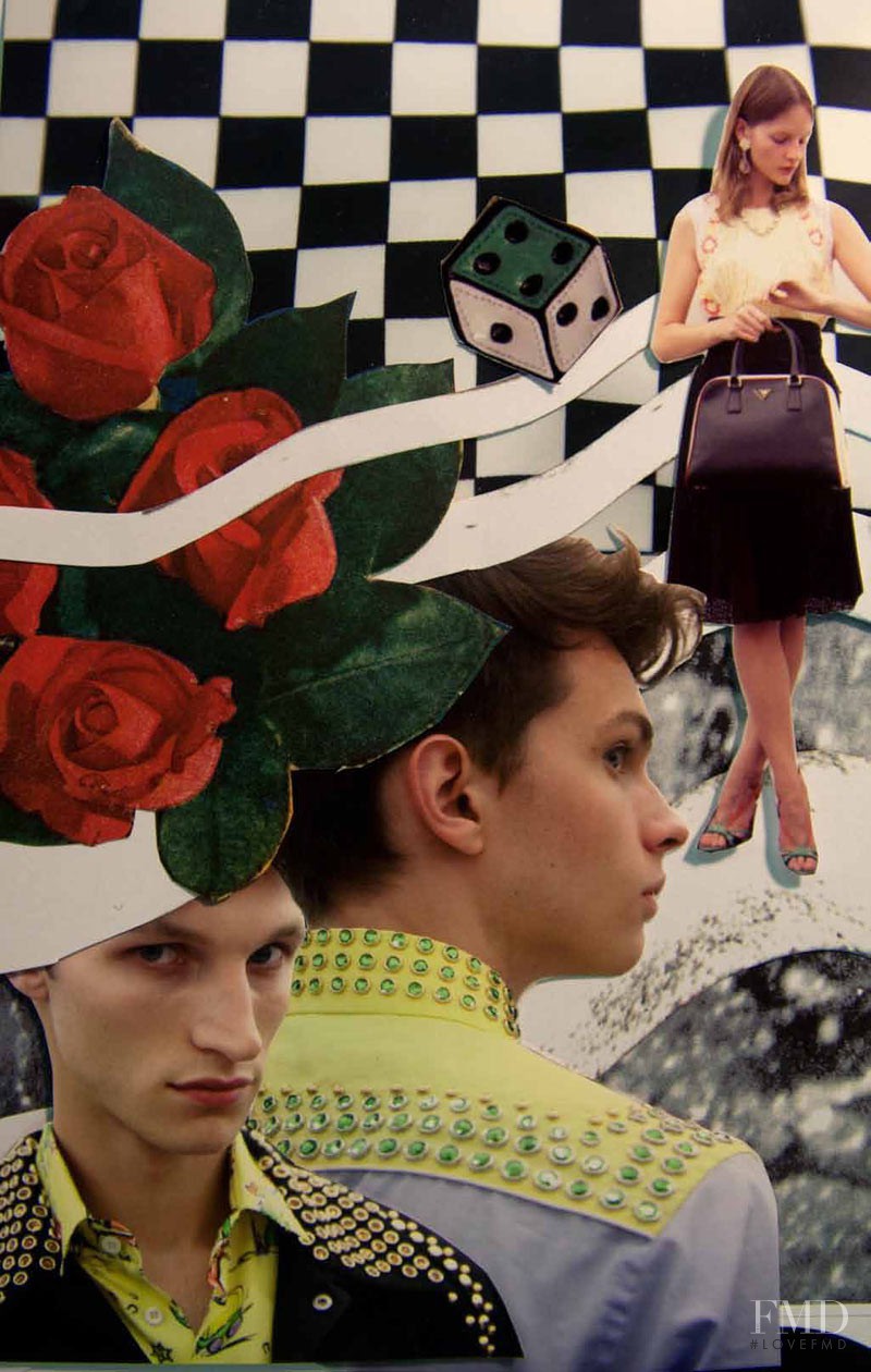 Prada lookbook for Spring/Summer 2012