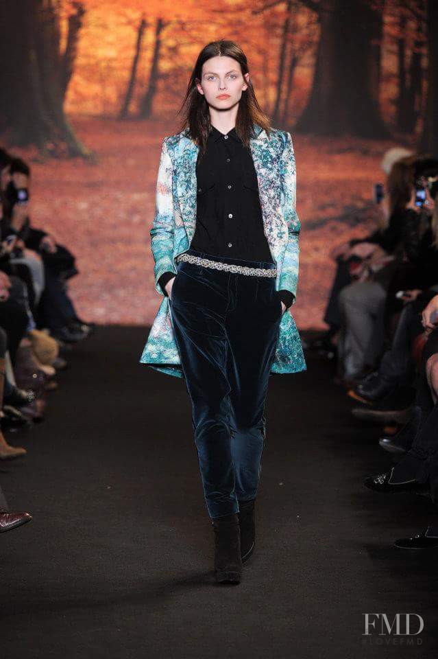 Karlina Caune featured in  the Paul et Joe fashion show for Autumn/Winter 2012