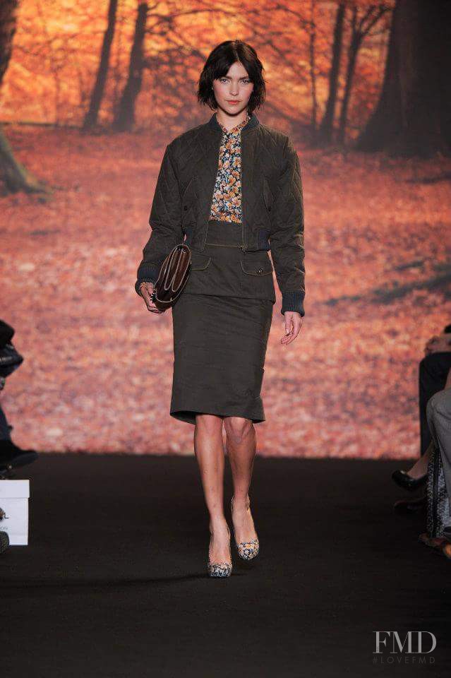 Arizona Muse featured in  the Paul et Joe fashion show for Autumn/Winter 2012