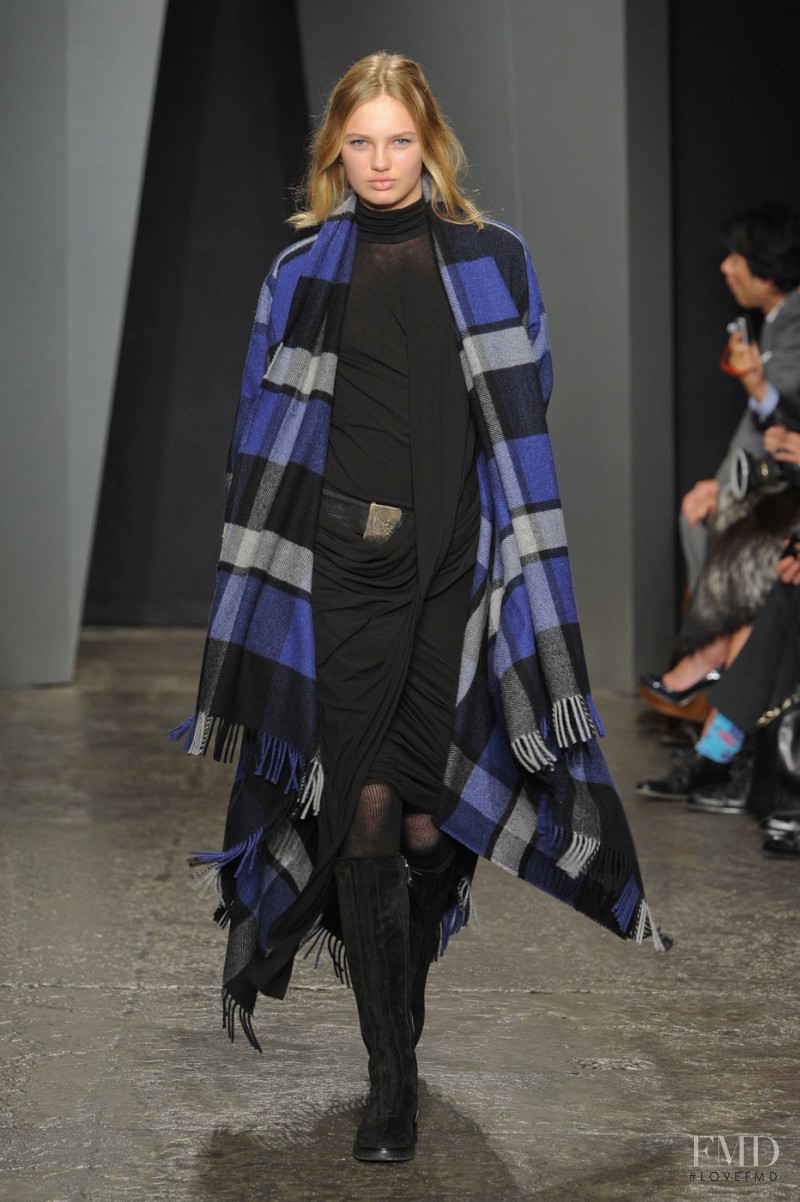 Romee Strijd featured in  the Donna Karan New York fashion show for Autumn/Winter 2012