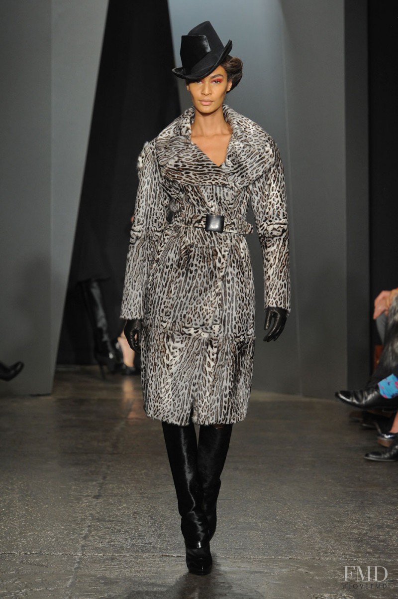 Joan Smalls featured in  the Donna Karan New York fashion show for Autumn/Winter 2012