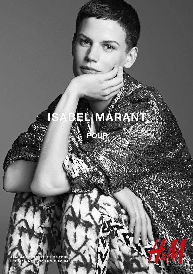 Saskia de Brauw featured in  the H&M Isabel Marant pour H&M advertisement for Fall 2013