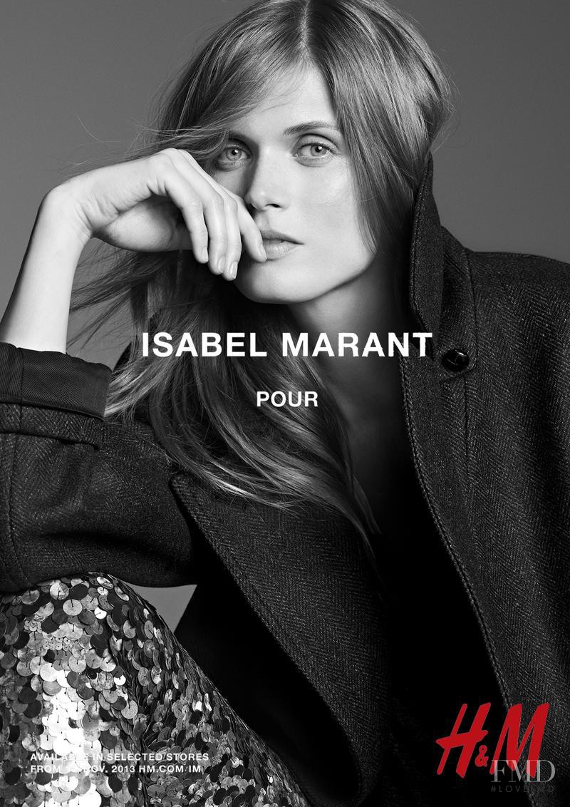 Malgosia Bela featured in  the H&M Isabel Marant pour H&M advertisement for Fall 2013