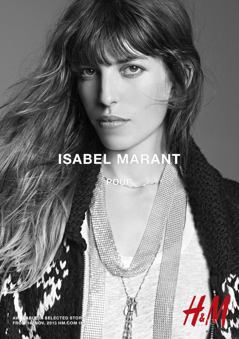 Lou Doillon featured in  the H&M Isabel Marant pour H&M advertisement for Fall 2013