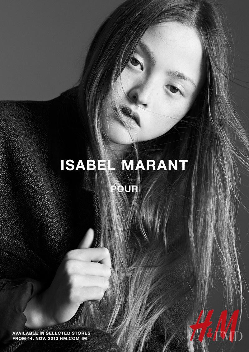 Devon Aoki featured in  the H&M Isabel Marant pour H&M advertisement for Fall 2013