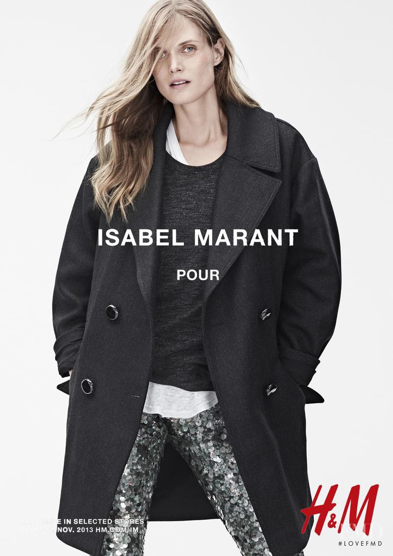 Malgosia Bela featured in  the H&M Isabel Marant pour H&M advertisement for Fall 2013