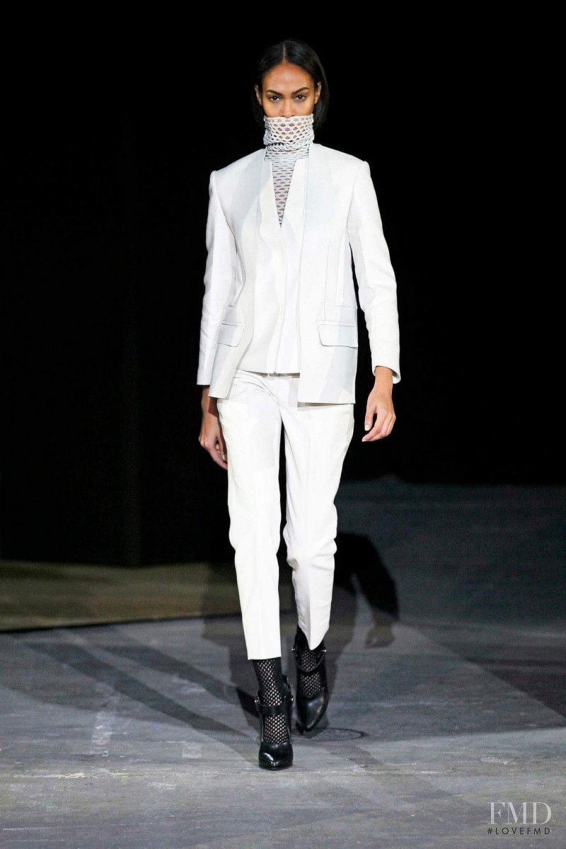 Joan Smalls featured in  the Alexander Wang fashion show for Autumn/Winter 2012