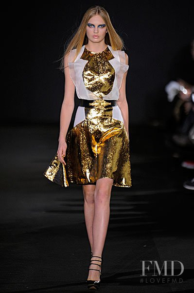 Romee Strijd featured in  the Prabal Gurung fashion show for Autumn/Winter 2012