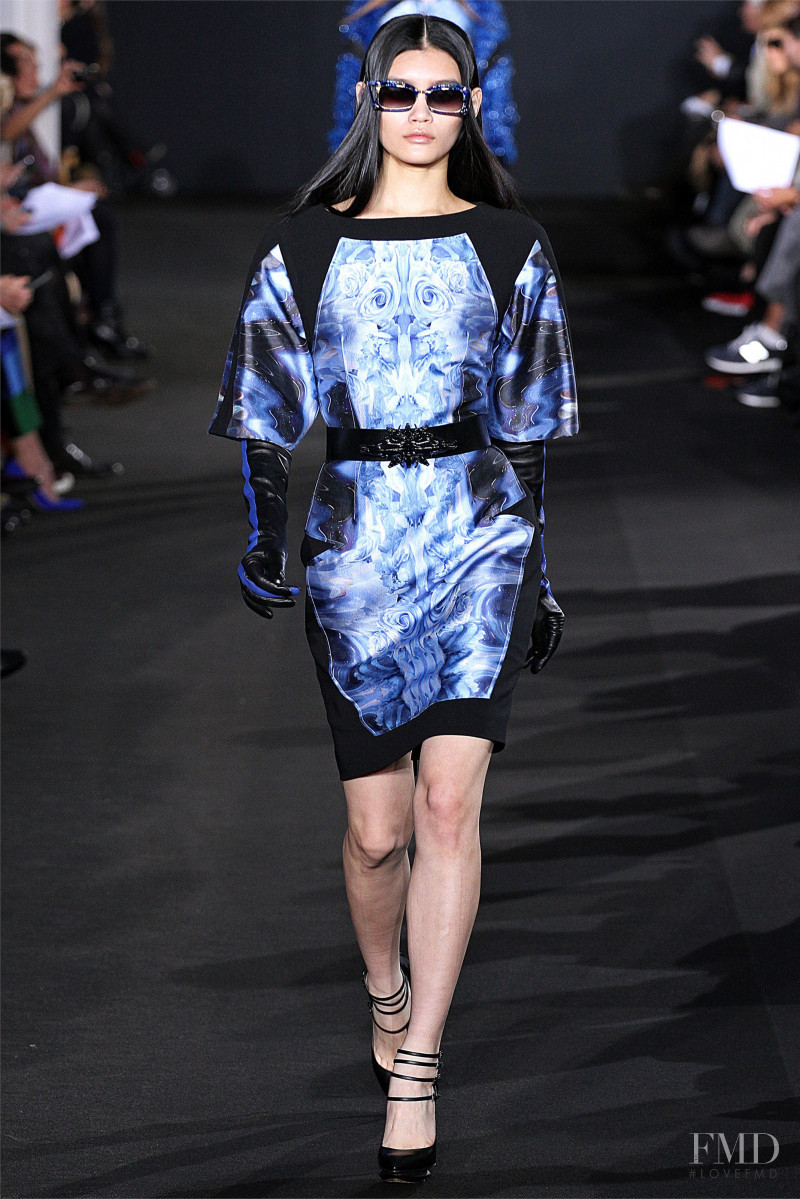 Ming Xi featured in  the Prabal Gurung fashion show for Autumn/Winter 2012