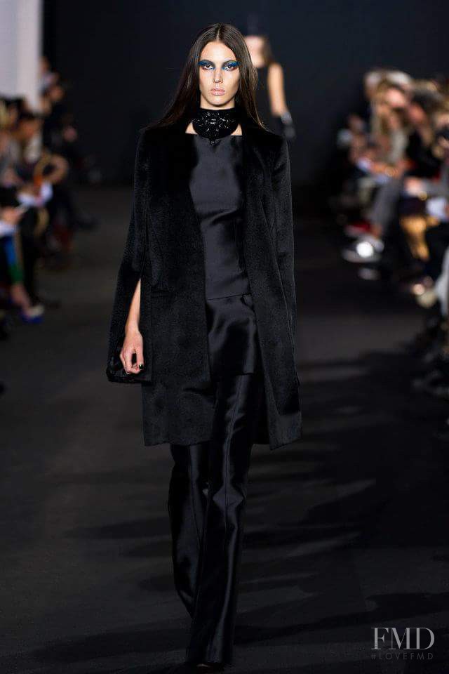 Ruby Aldridge featured in  the Prabal Gurung fashion show for Autumn/Winter 2012