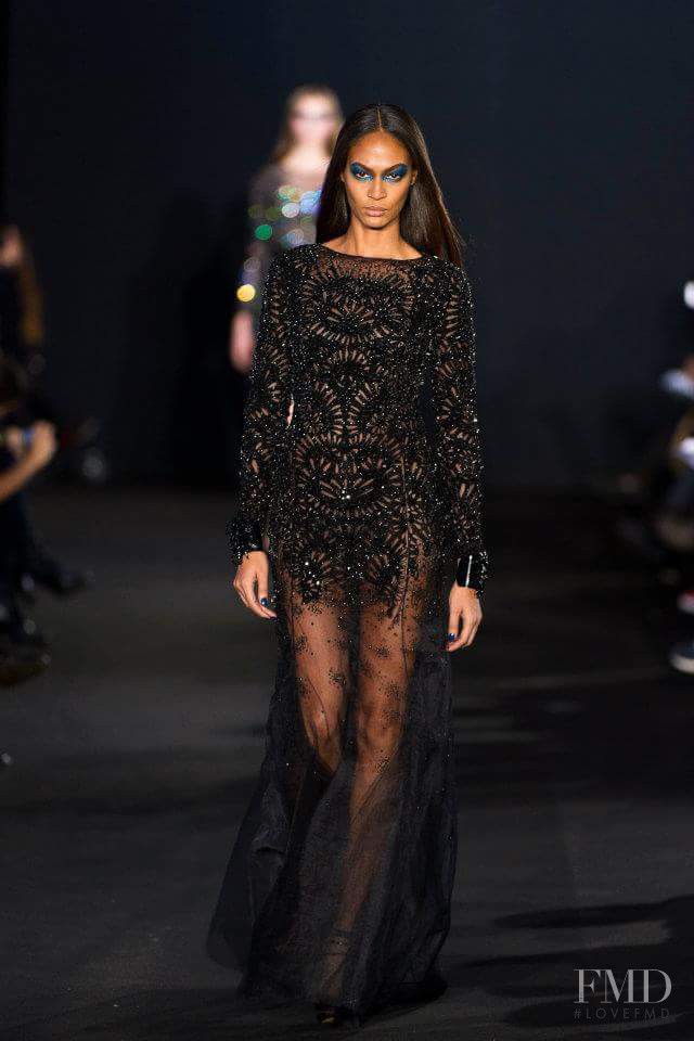 Joan Smalls featured in  the Prabal Gurung fashion show for Autumn/Winter 2012