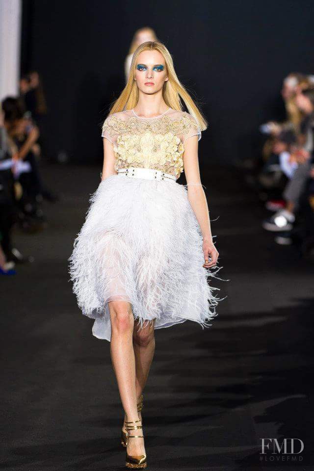 Daria Strokous featured in  the Prabal Gurung fashion show for Autumn/Winter 2012