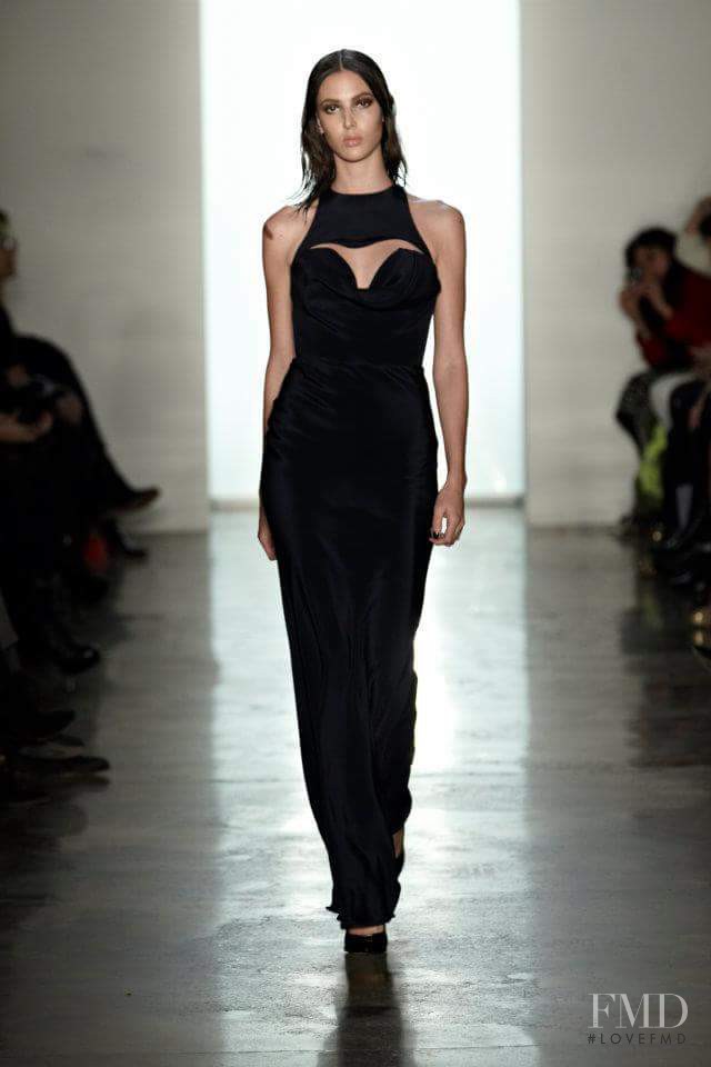 Ruby Aldridge featured in  the Cushnie Et Ochs fashion show for Autumn/Winter 2012