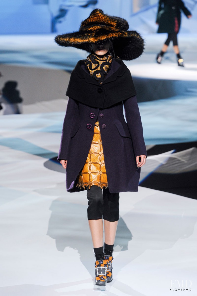Daria Strokous featured in  the Marc Jacobs fashion show for Autumn/Winter 2012