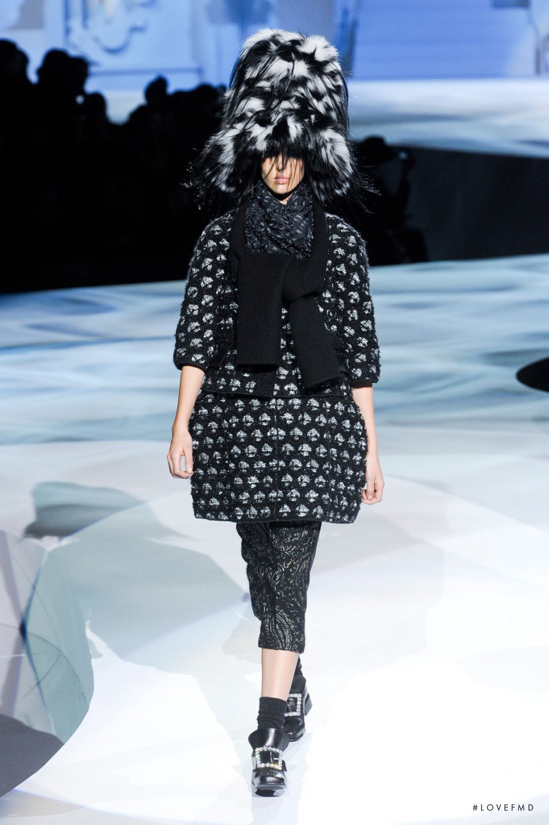 Ruby Aldridge featured in  the Marc Jacobs fashion show for Autumn/Winter 2012