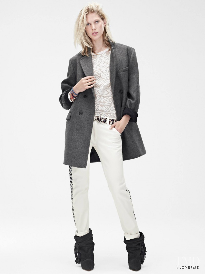 Iselin Steiro featured in  the H&M Isabel Marant pour H&M catalogue for Fall 2013