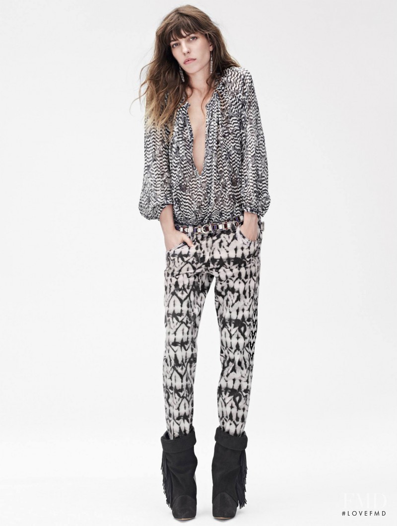Lou Doillon featured in  the H&M Isabel Marant pour H&M catalogue for Fall 2013