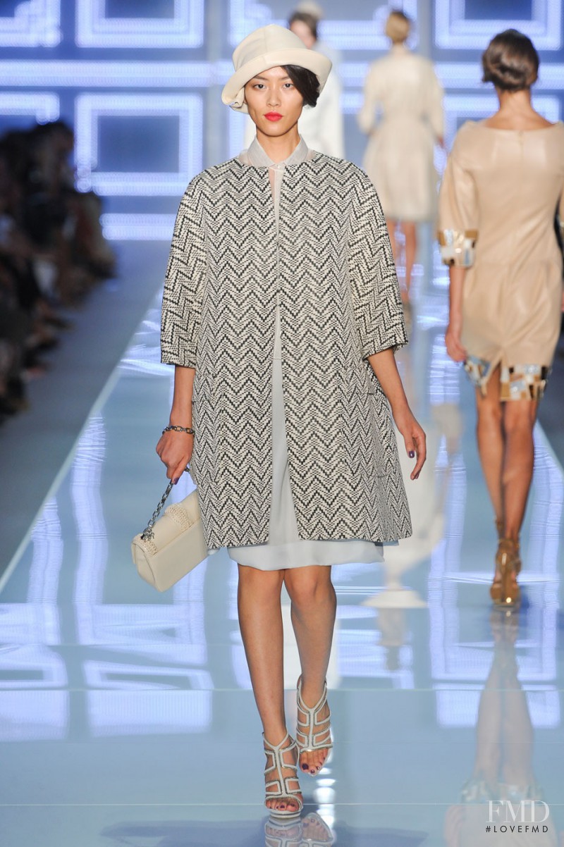 Liu Wen featured in  the Christian Dior fashion show for Spring/Summer 2012