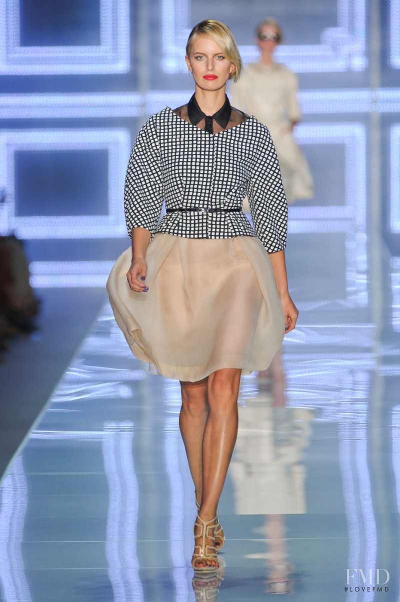 Karolina Kurkova featured in  the Christian Dior fashion show for Spring/Summer 2012