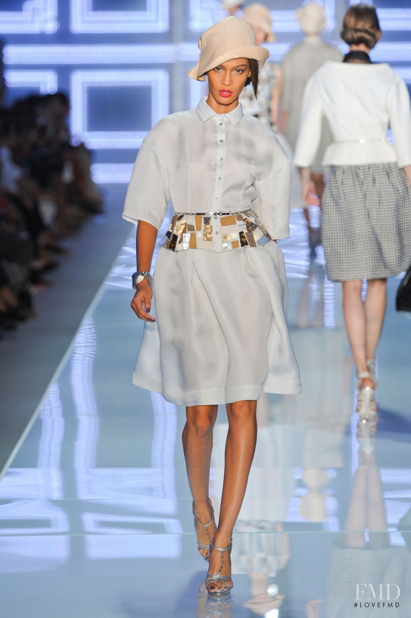Joan Smalls featured in  the Christian Dior fashion show for Spring/Summer 2012