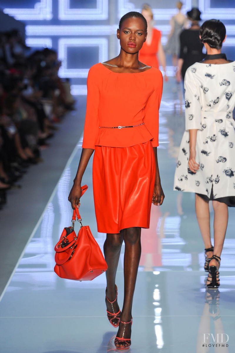Ajak Deng featured in  the Christian Dior fashion show for Spring/Summer 2012