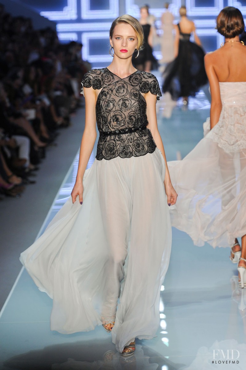 Daria Strokous featured in  the Christian Dior fashion show for Spring/Summer 2012