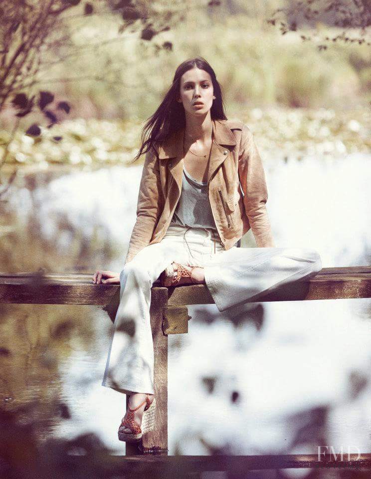 Ruby Aldridge featured in  the MiH Jeans lookbook for Spring/Summer 2012